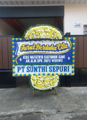 Papan Bunga Duka di Petuk Bukit